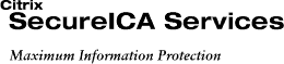 SecureICA Services: Maximum Information Protection